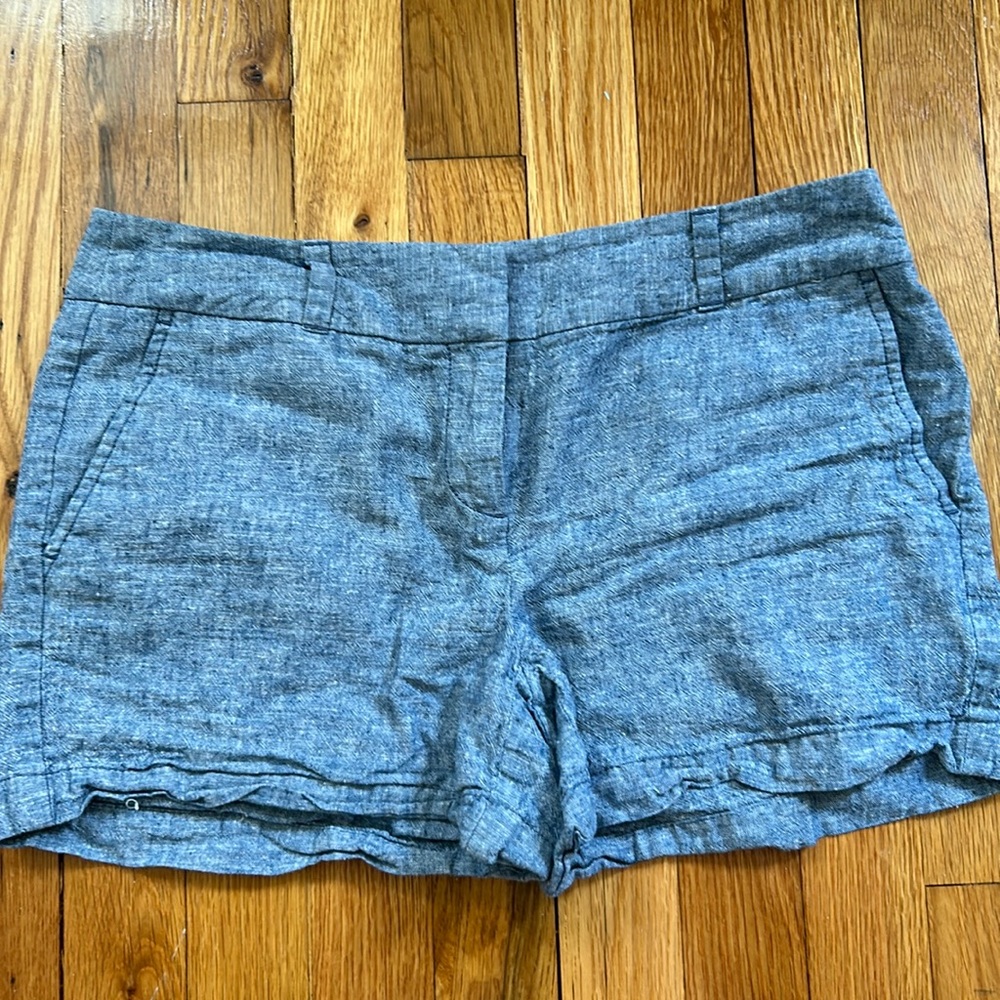 Cool linen cotton blend shorts